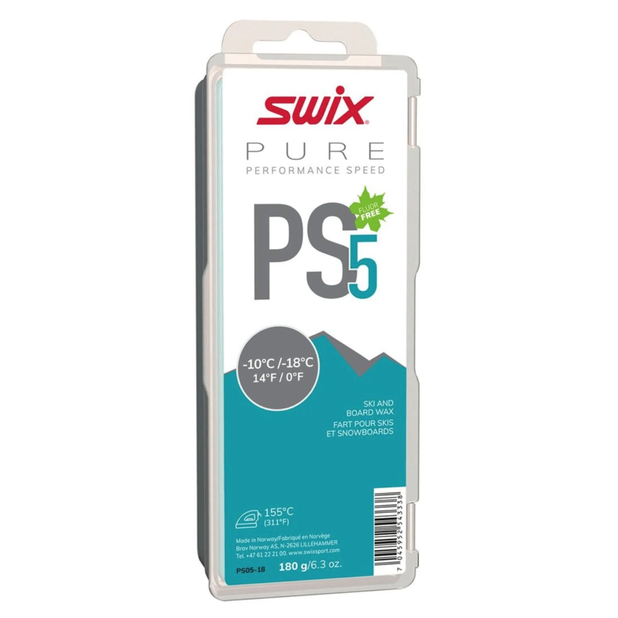 Swix PS5 -10c to -18c Wax - Image 2