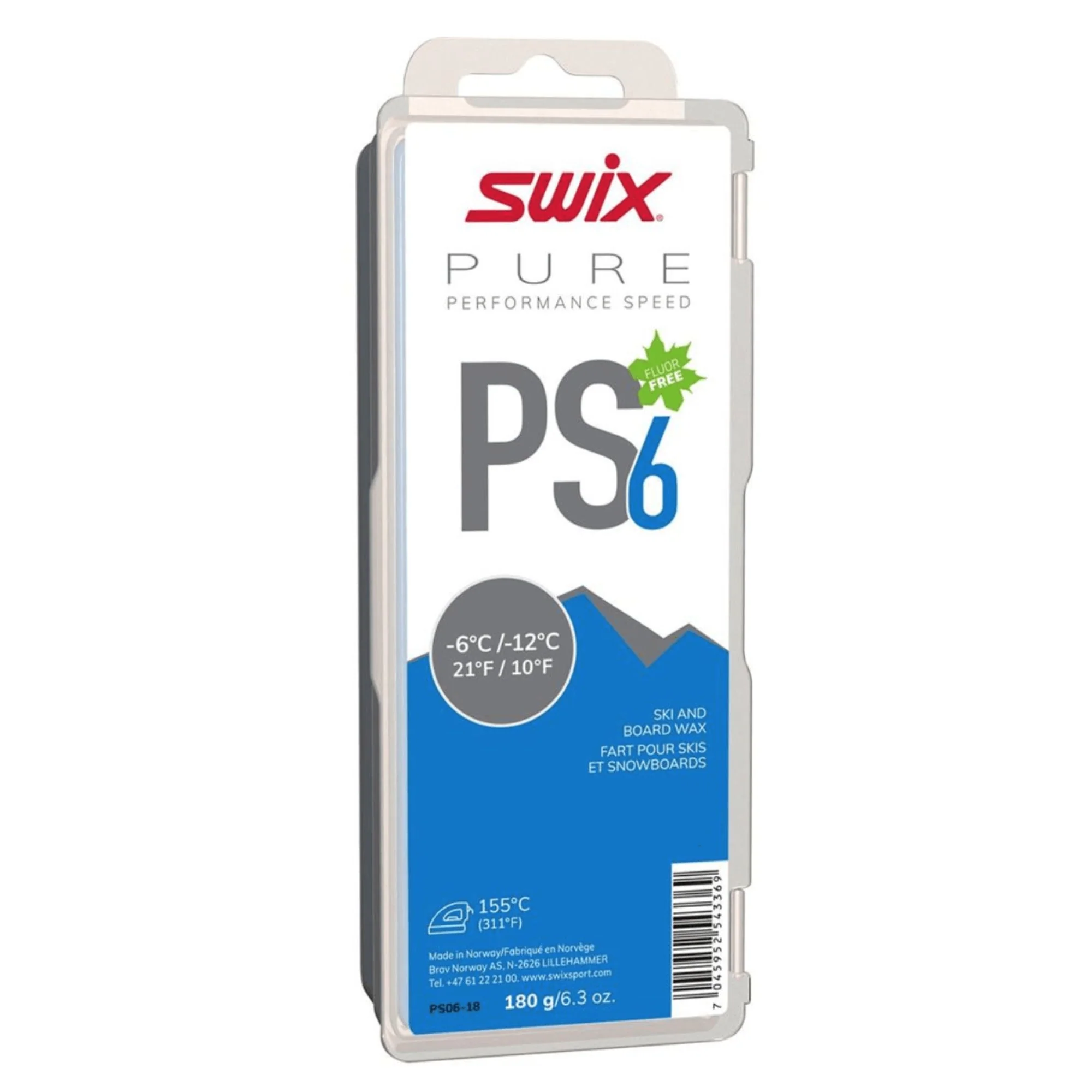 Swix PS6 -6c to -12c Wax