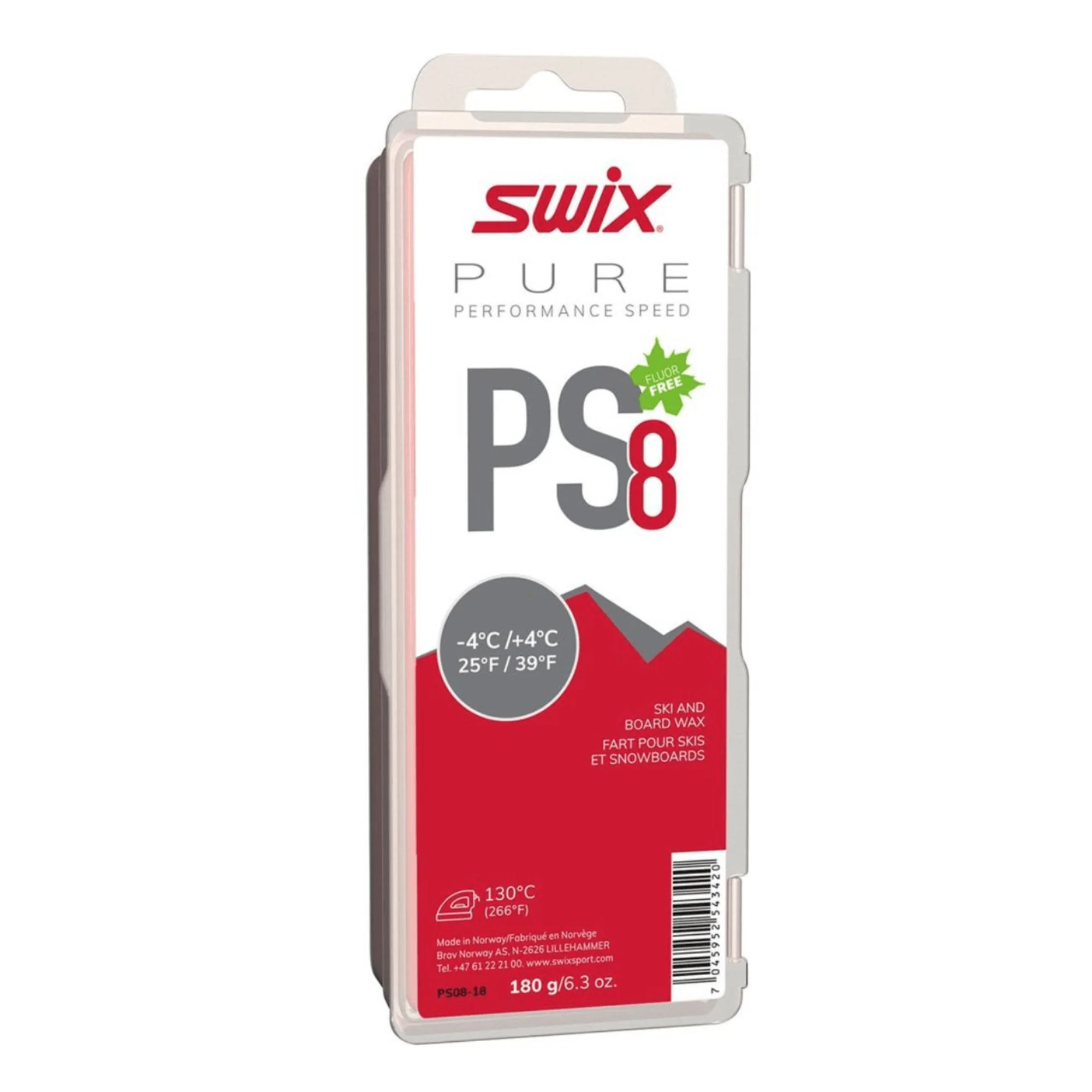 Swix PS8 -4c to +4c Wax