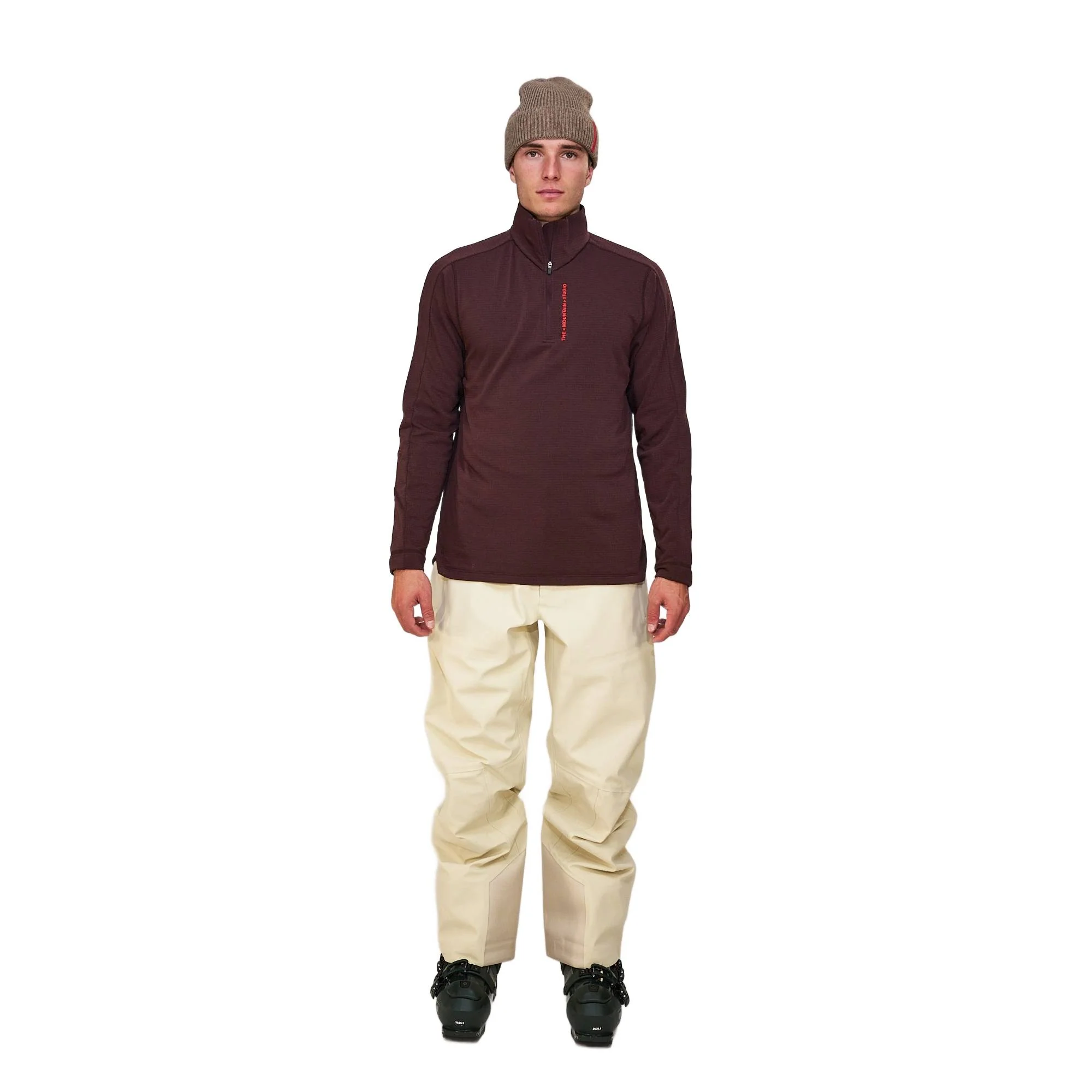 The Mountain Studio Mens Light Tech Fleece Half Zip 2027 - Image 4