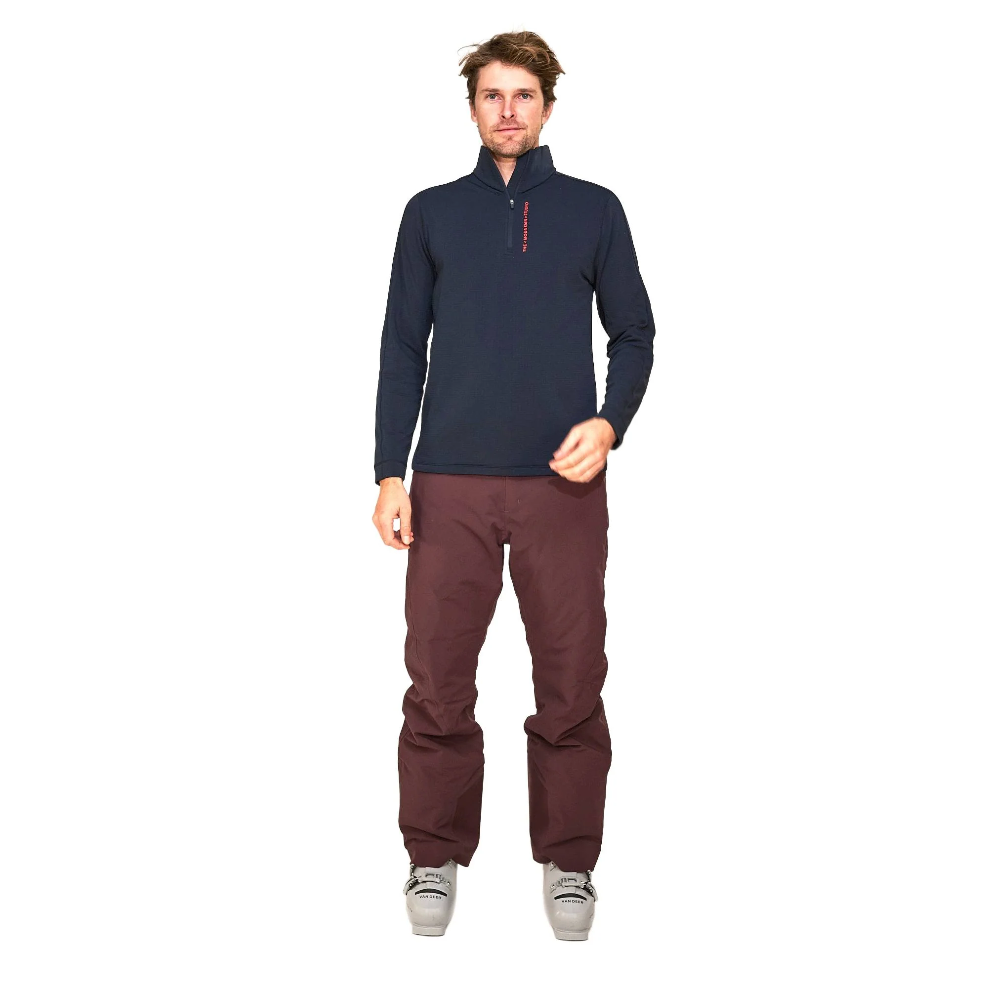 The Mountain Studio Mens Light Tech Fleece Half Zip 2027 - Image 7
