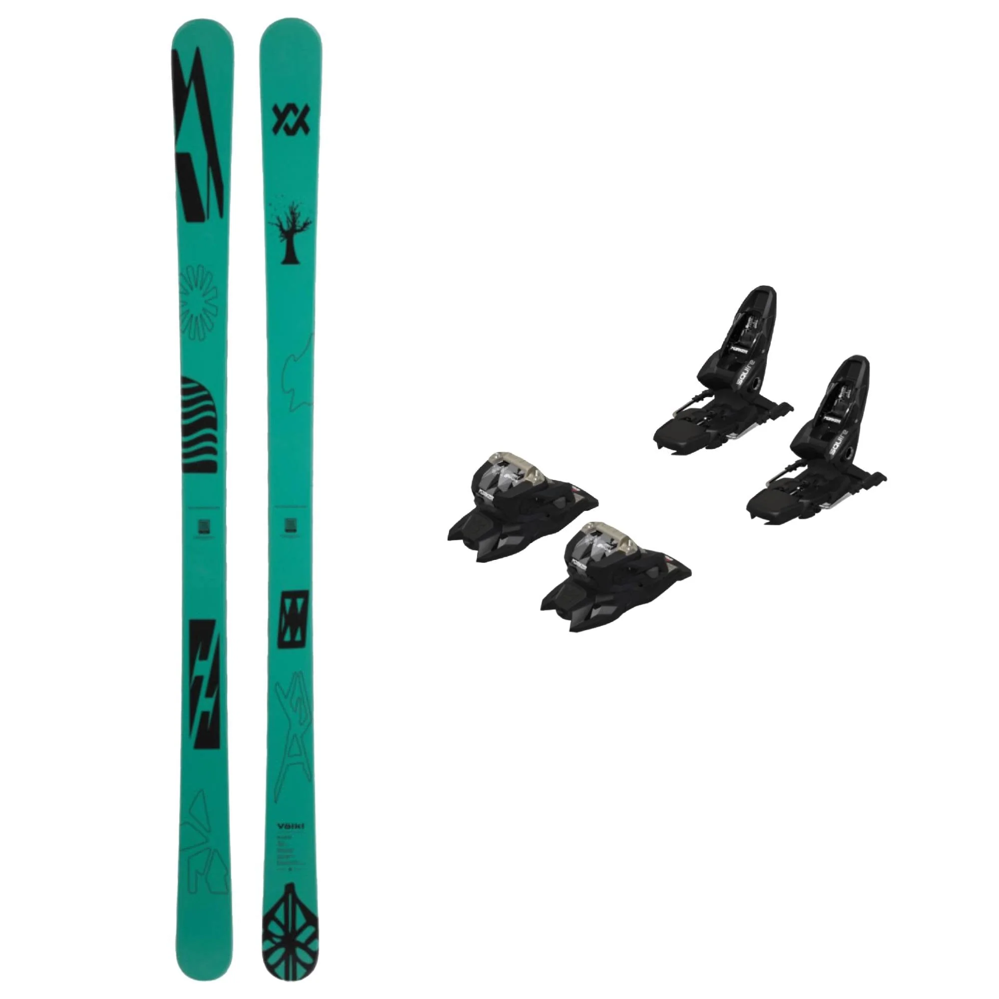 Volkl Revolt 86 Ski + Squire 11 GW Bindings 2026 Bundle
