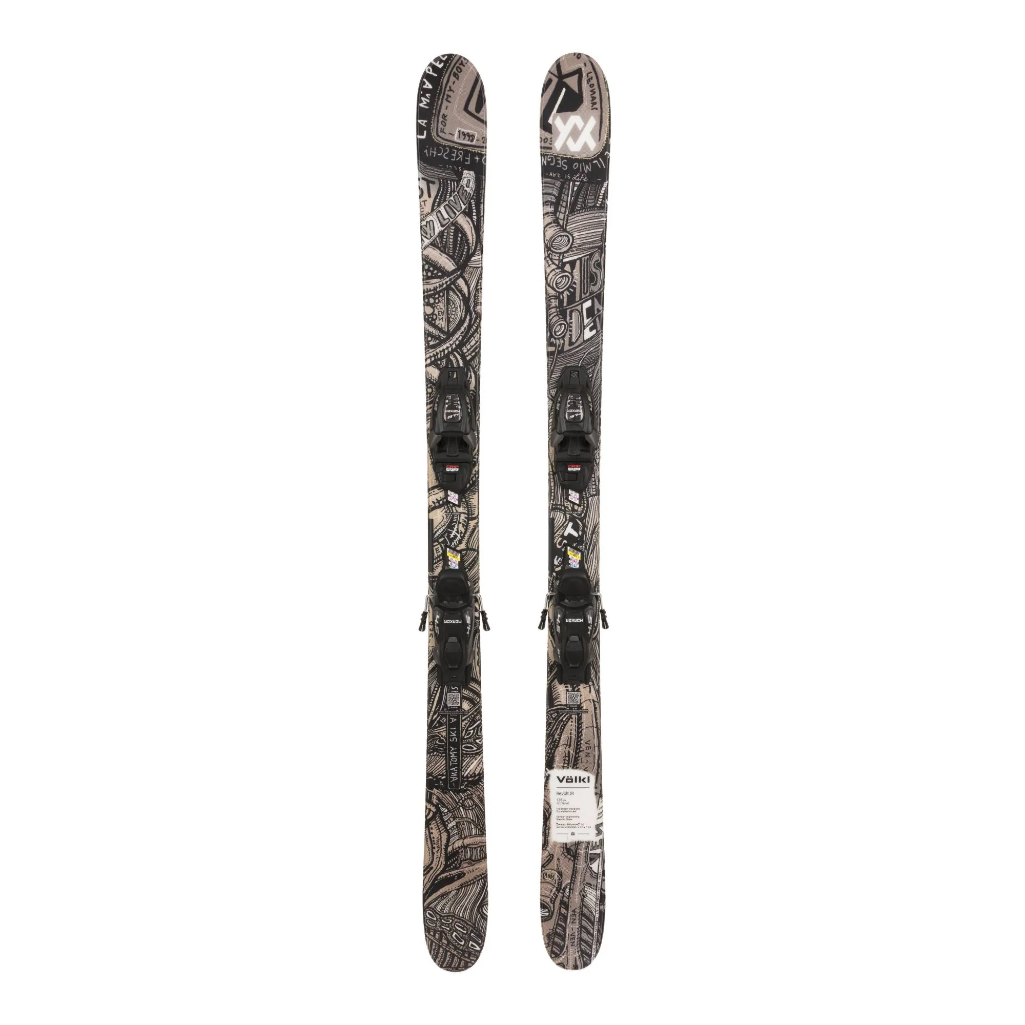 Volkl Revolt Junior Urban 118 - 148 Ski + vMotion 7.0 GW Binding 2027 - Image 2