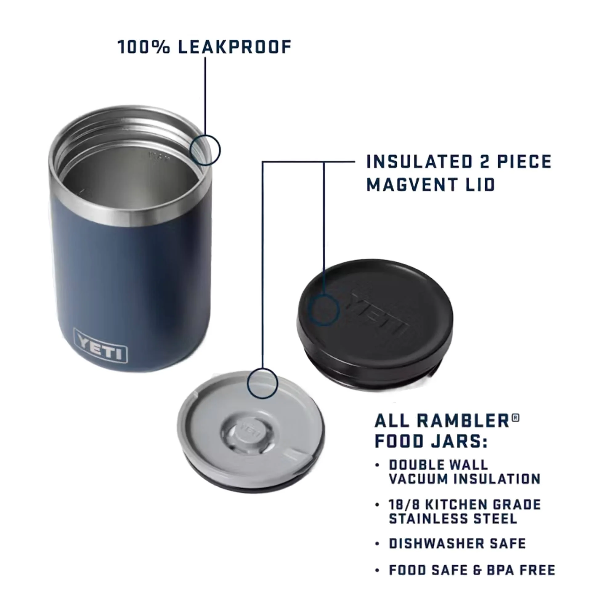 YETI Rambler 16oz Insulated Food Jar - Image 3